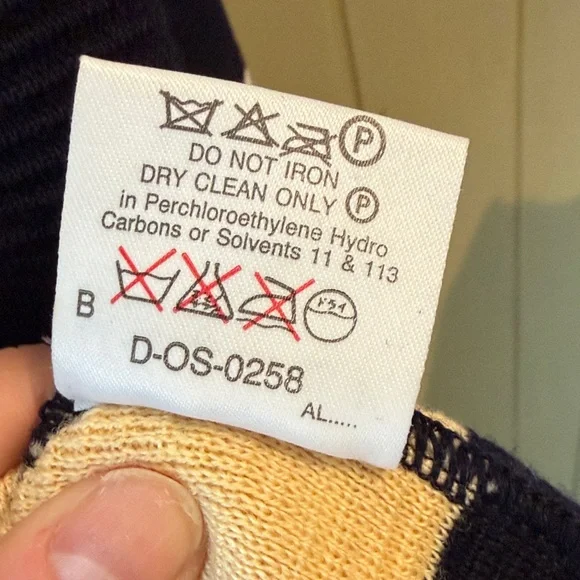 Wool Jaeger Striped Women's Sweater Sz L/XL - Picture 4 of 6